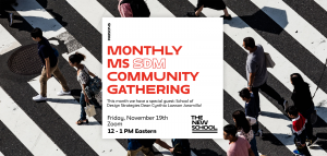 Event: Monthly MS SDM Community Gathering