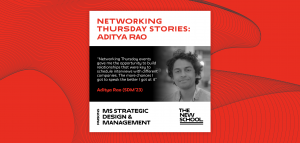 Networking Thursday Stories: Aditya Rao