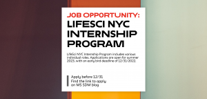 LifeSci NYC Internship Program