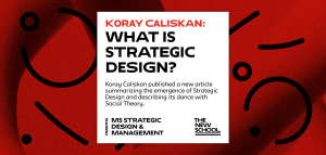 Koray Caliskan: What Is Strategic Design? Social Theory and Intangible Design in Perspective