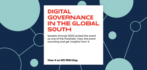 Sareeta Amrute (SDS) as Panelist in Digital Cultures & Governance: Perspectives from the Global South
