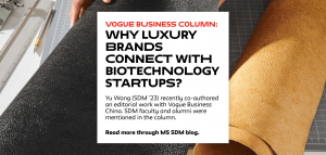 Vogue Business Column: From Hermes to Chanel, Why Luxury Brands Connect with Biotechnology Startups?