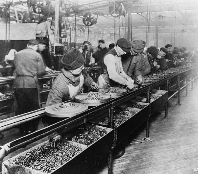 Ford Assembly Line in 1913