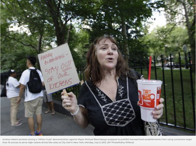 Soda band protest