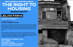 Reclaiming and Realizing the Right to Housing