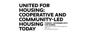 United for Housing: Cooperative and Community-Led Housing