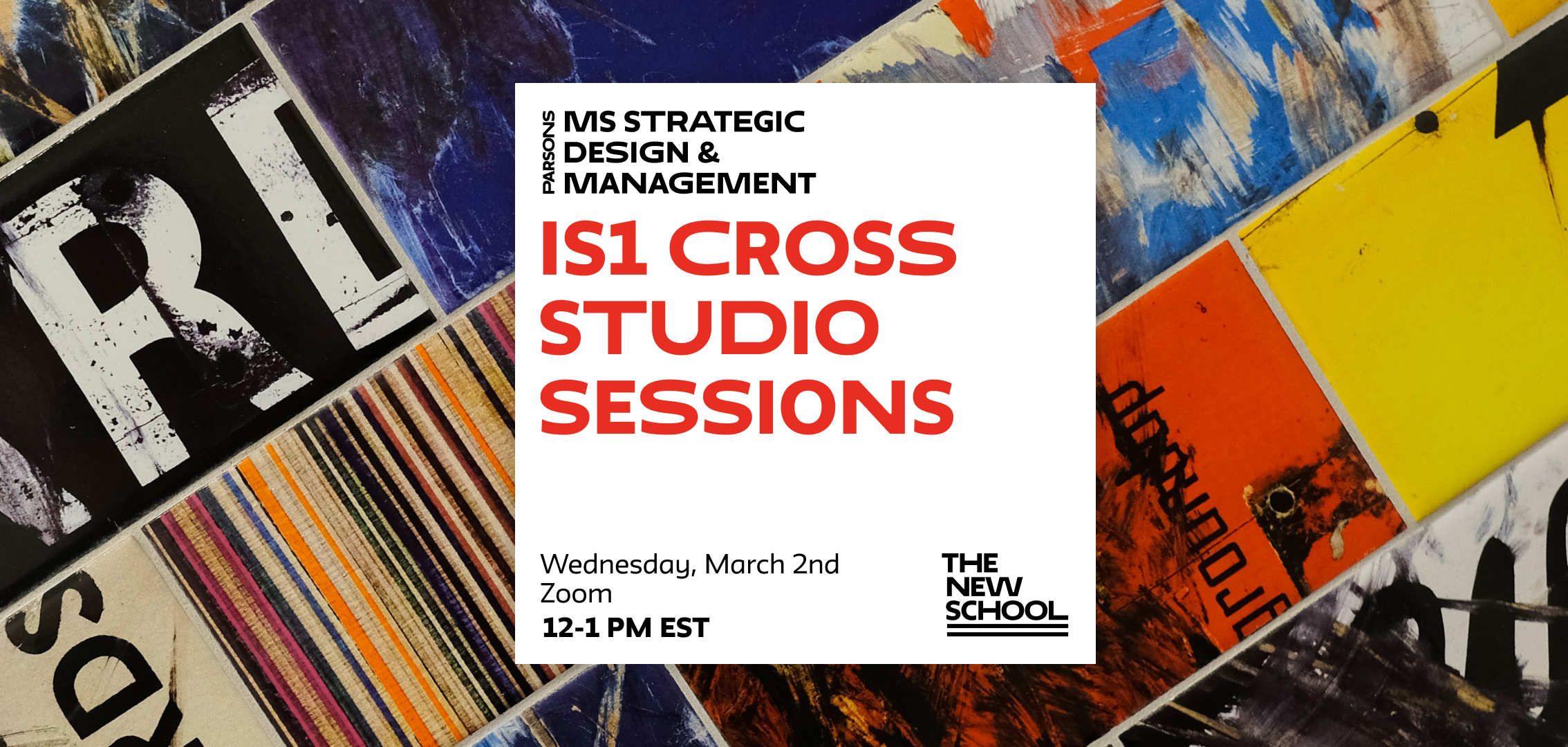 MS SDM | IS1 Cross Studio Sessions - MS Strategic Design & Management