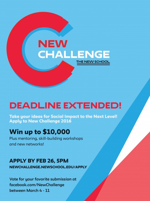 New Challenge Deadline Extended